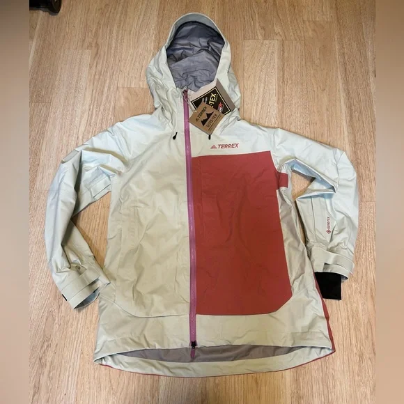 Adidas Terrex women’s Gore Tex ski and snowboard shell jacket size Large - Picture 1 of 11